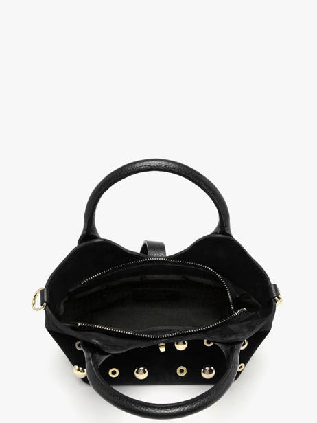Handtas Velvet Studs Milano Zwart velvet studs VS25091 ander zicht 3